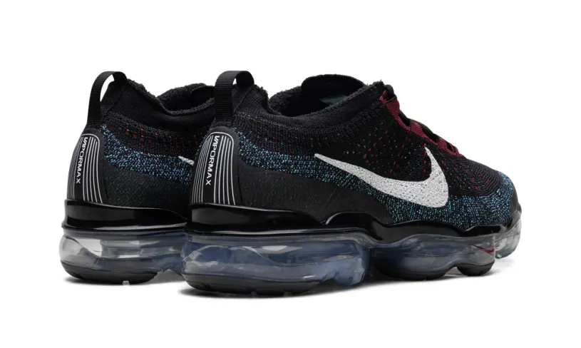 Nike Lifestyle Air VaporMax 2023 Flyknit 'Black Red Universtiy Blue'